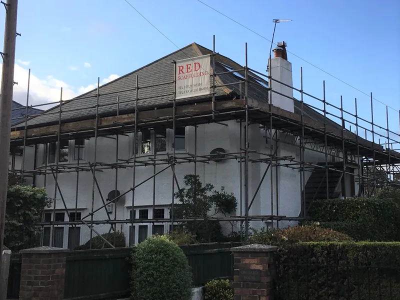 Domestic scaffolding - RED Scaffolding Bournemouth
