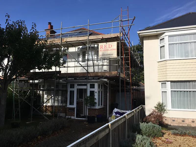 Domestic scaffolding - RED Scaffolding Bournemouth